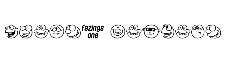 Fazings one  Free Fonts Download
