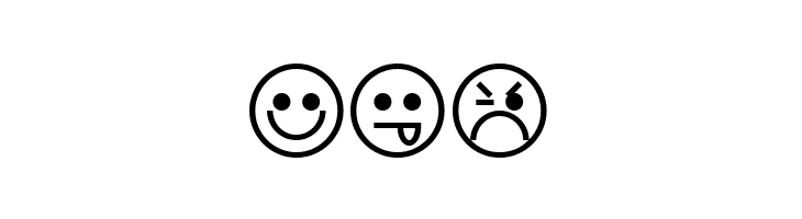 Emoticons  Free Fonts Download