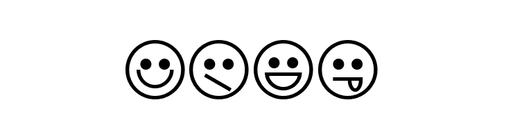 Emoticons  Free Fonts Download