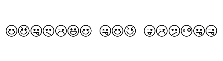 Emoticons  Free Fonts Download