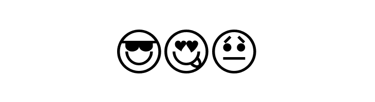 Emoticons  Free Fonts Download