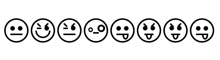 Emoticons  Free Fonts Download