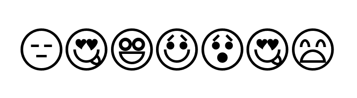 Emoticons  Free Fonts Download