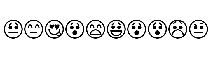 Emoticons  Free Fonts Download