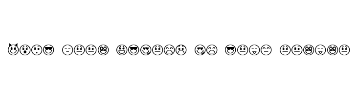 Emoticons  Free Fonts Download