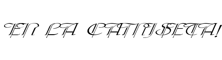 Galerìa Coruña 2008 by Lage EXT NRM Italic  Free Fonts Download