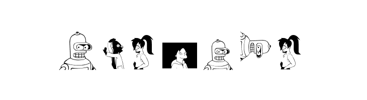 Futurama-Alien-Alphabet-Two  Free Fonts Download