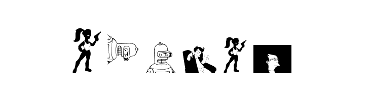 Futurama-Alien-Alphabet-Two  Free Fonts Download
