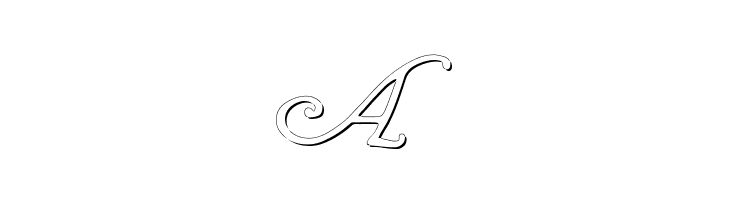 Wrenn Initials Embossed  Free Fonts Download