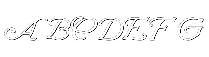 Wrenn Initials Embossed  Free Fonts Download