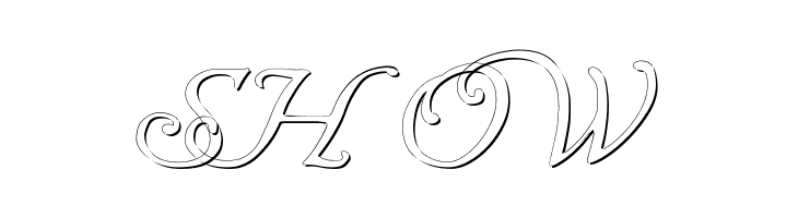 Wrenn Initials Embossed  Free Fonts Download