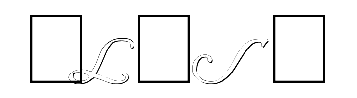 Wrenn Initials Embossed  Free Fonts Download