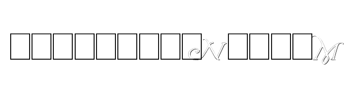 Wrenn Initials Embossed  Free Fonts Download