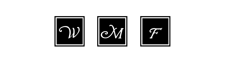 Wrenn Initials Blocked  Free Fonts Download