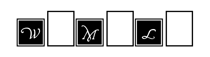 Wrenn Initials Blocked  Free Fonts Download