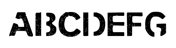 PENCIL STENCIL  Free Fonts Download
