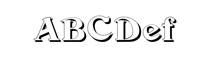 Devinne Swash Shadow  Free Fonts Download