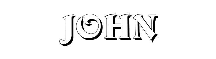 Devinne Swash Shadow  Free Fonts Download