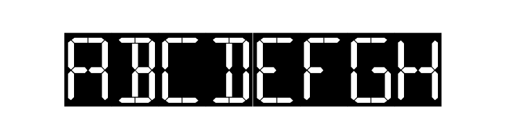 16 Segments  Free Fonts Download