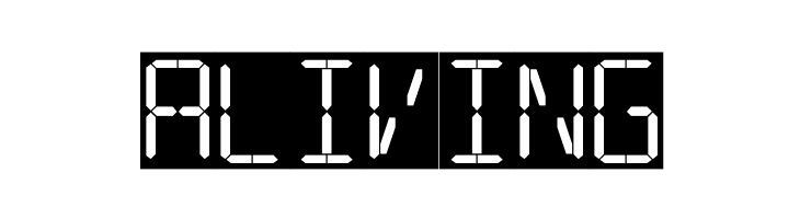 16 Segments  Free Fonts Download