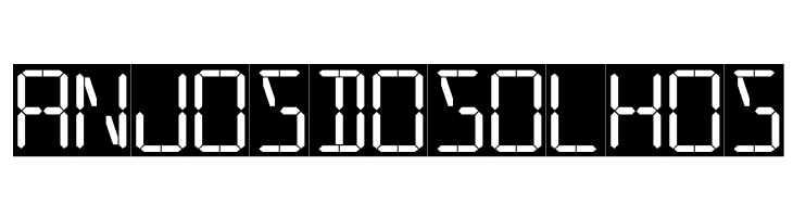 16 Segments  Free Fonts Download