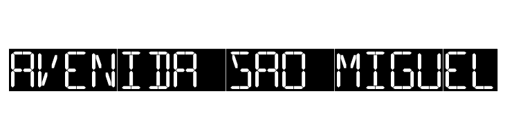 16 Segments  Free Fonts Download