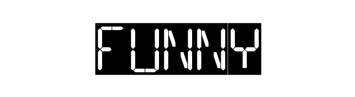 16 Segments  Free Fonts Download