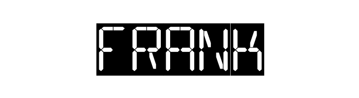 16 Segments  Free Fonts Download