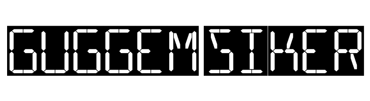 16 Segments  Free Fonts Download