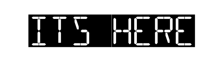 16 Segments  Free Fonts Download