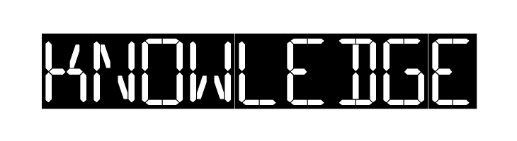 16 Segments  Free Fonts Download