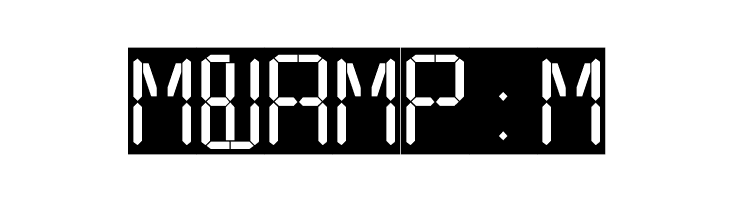 16 Segments  Free Fonts Download