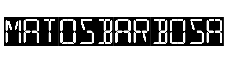 16 Segments  Free Fonts Download