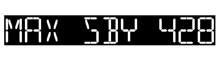 16 Segments  Free Fonts Download