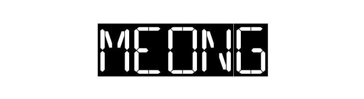 16 Segments  Free Fonts Download