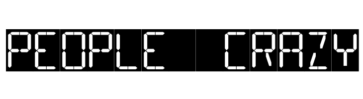 16 Segments  Free Fonts Download