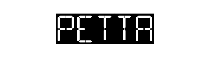 16 Segments  Free Fonts Download