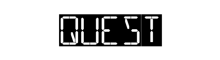 16 Segments  Free Fonts Download