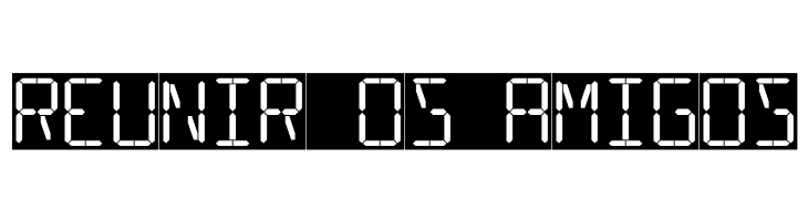 16 Segments  Free Fonts Download