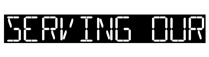 16 Segments  Free Fonts Download