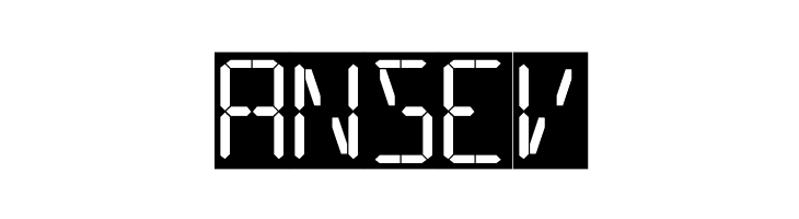 16 Segments  Free Fonts Download