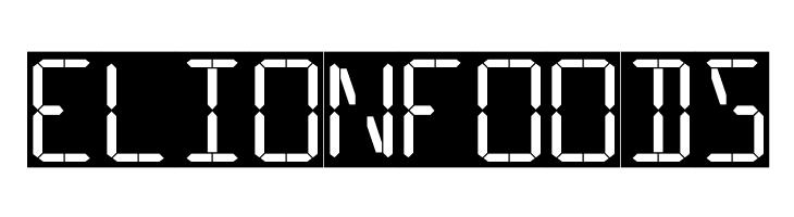16 Segments  Free Fonts Download