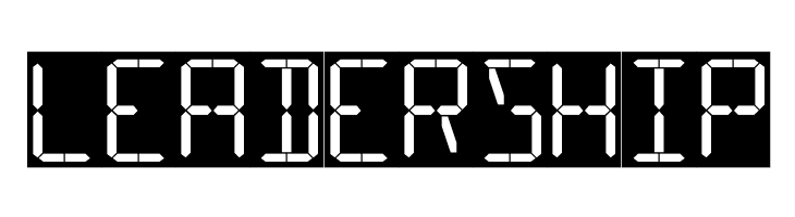 16 Segments  Free Fonts Download