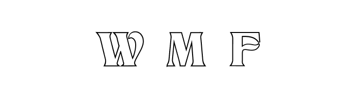 Titania Outline  Free Fonts Download