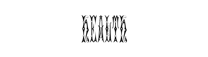 Sajou Fancy Gothic  Free Fonts Download