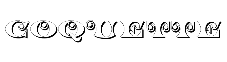 K22 Spiral Swash Shadow  Free Fonts Download