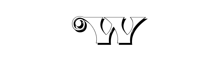 K22 Spiral Swash Shadow  Free Fonts Download