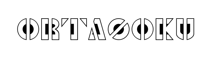 Le Pochoir Creux  Free Fonts Download
