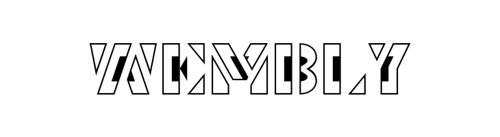 Le Pochoir Creux  Free Fonts Download