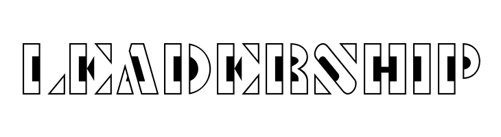Le Pochoir Creux  Free Fonts Download